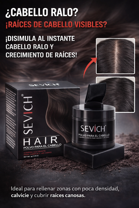 Polvo Capilar Cubre Canas