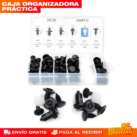 Kit de Clips "Remaches" para Carro