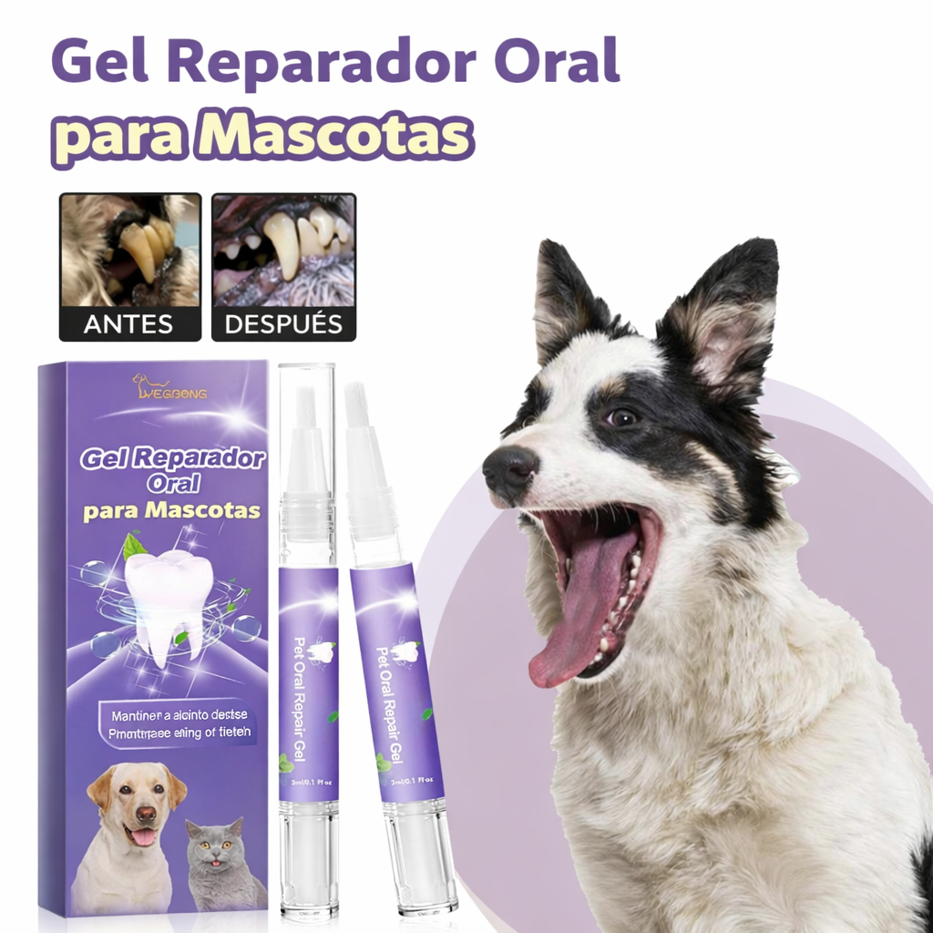 Gel para el cuidado bucal de mascotas (2 piezas)