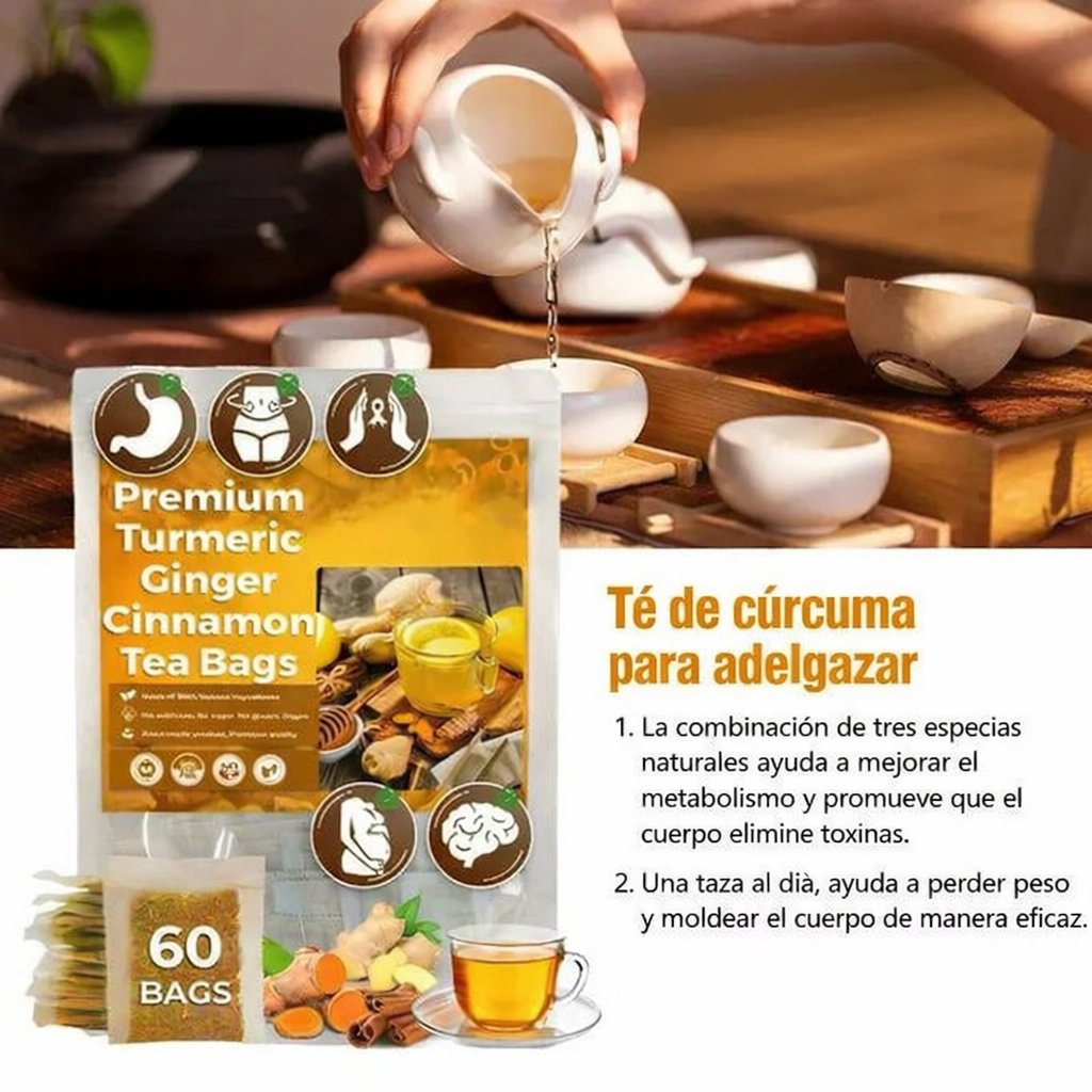 Té Golden Health – Programa 2 Meses (60 Bags)