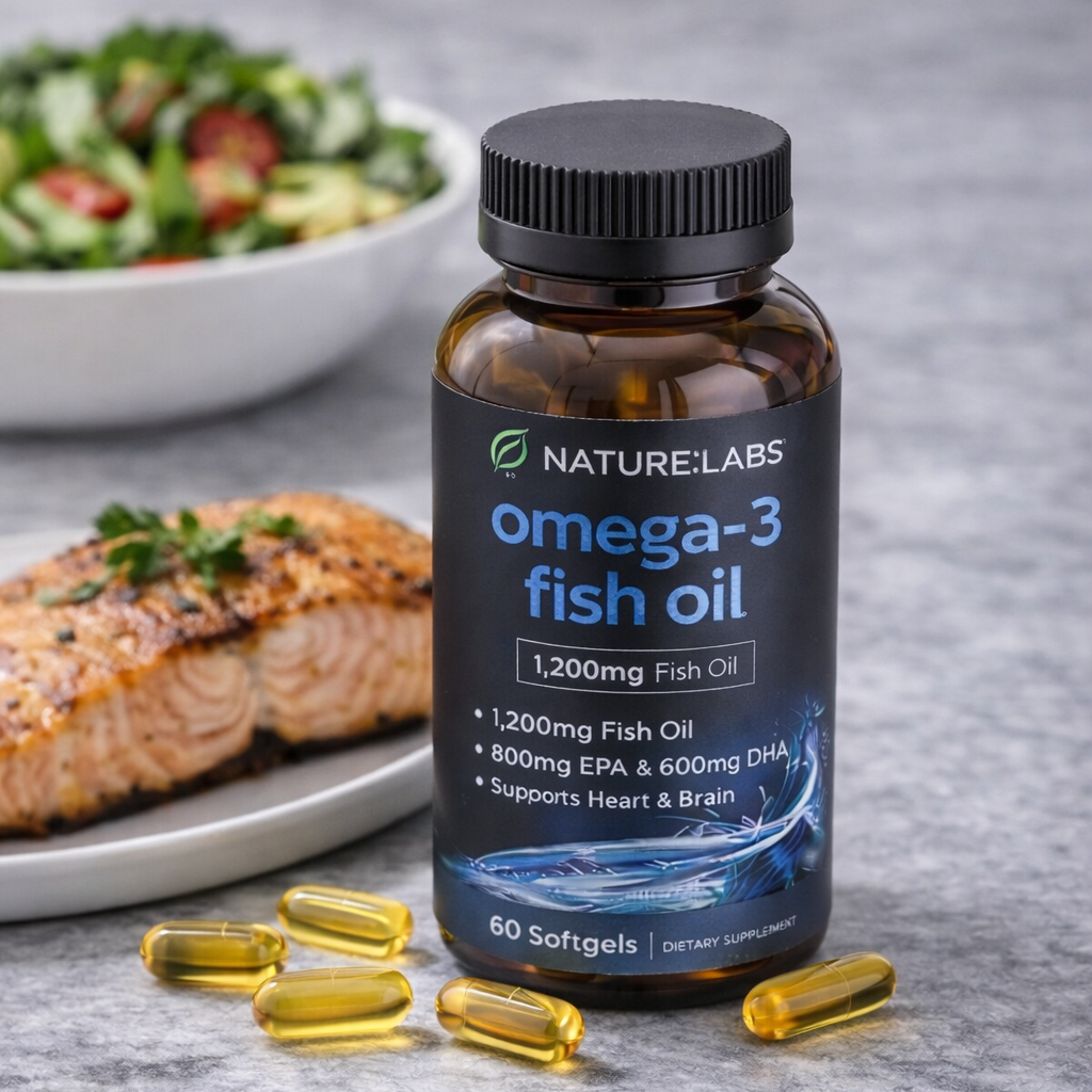 OMEGA-3 FISH OIL - NATURE LABS