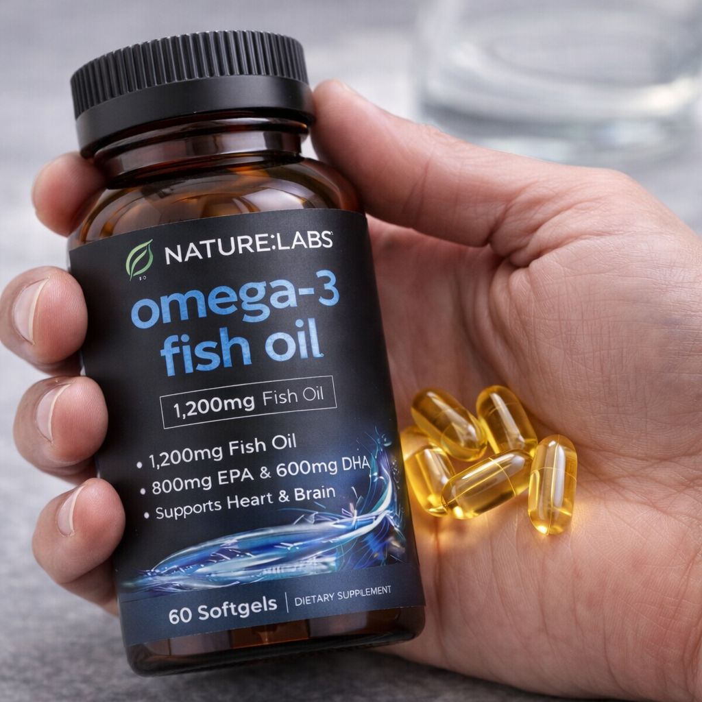 OMEGA-3 FISH OIL - NATURE LABS