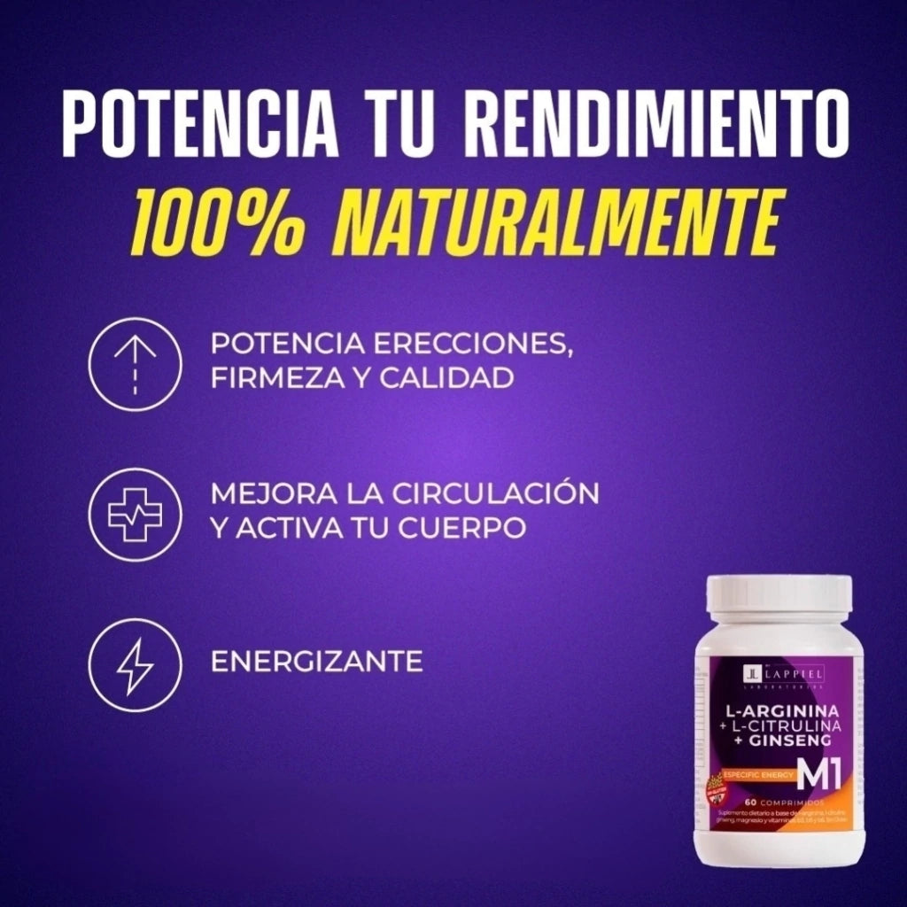 M1 ESPECIFIC ENERGY / VITALIDAD DIARIA / 60 COMPRIMIDOS