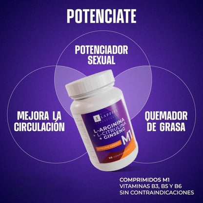 M1 ESPECIFIC ENERGY / VITALIDAD DIARIA / 60 COMPRIMIDOS