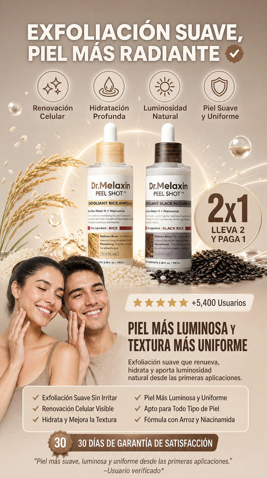 🌾 Exfoliación suave para una piel perfecta