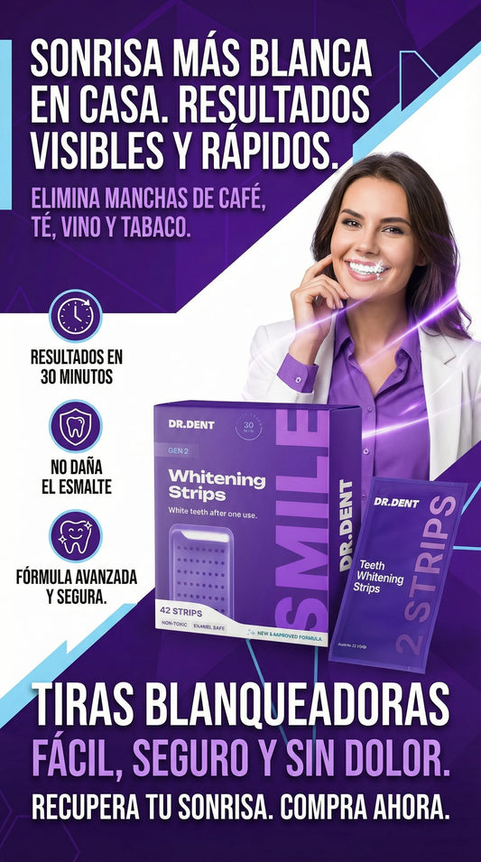 Tiras Blanqueadoras – DR.DENT PREMIUM