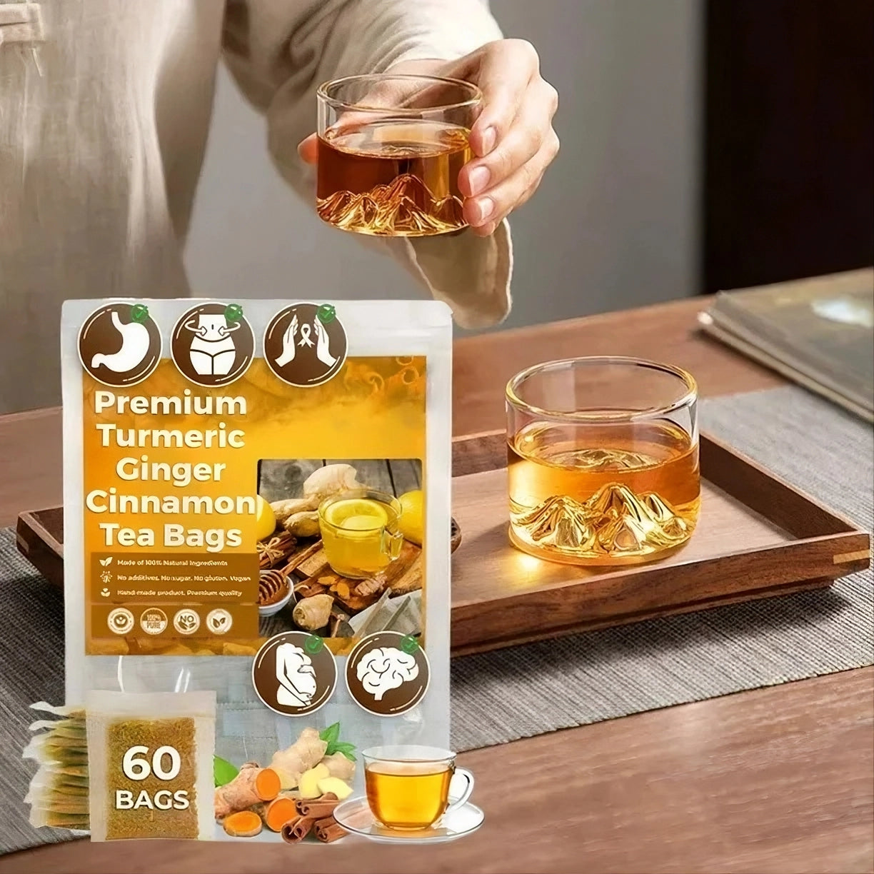 Té Golden Health – Programa 2 Meses (60 Bags)